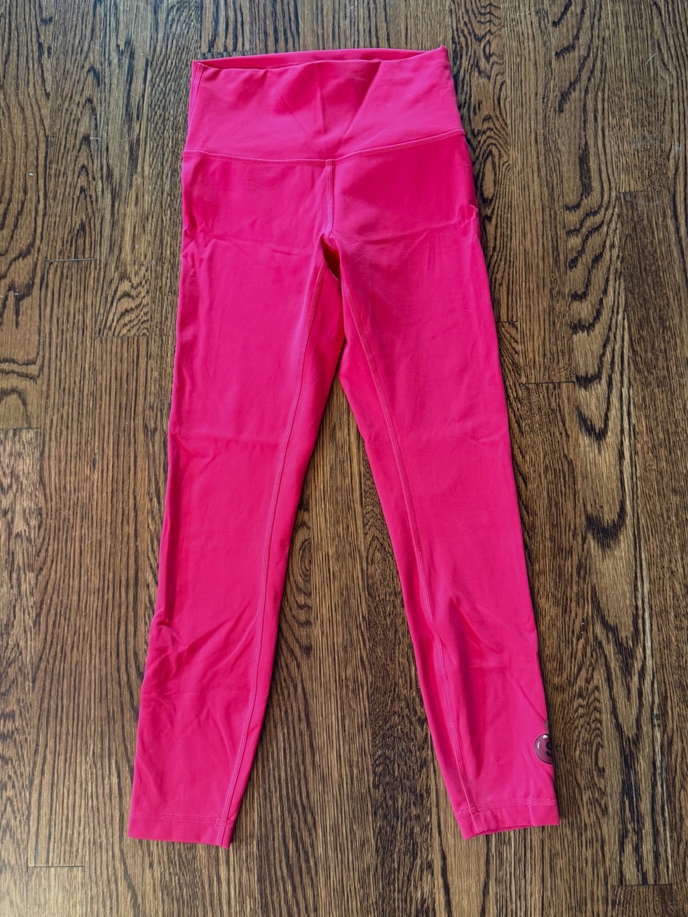 lululemon soulcycle cherry wunder train leggings 6 passionate pink dragonfruit